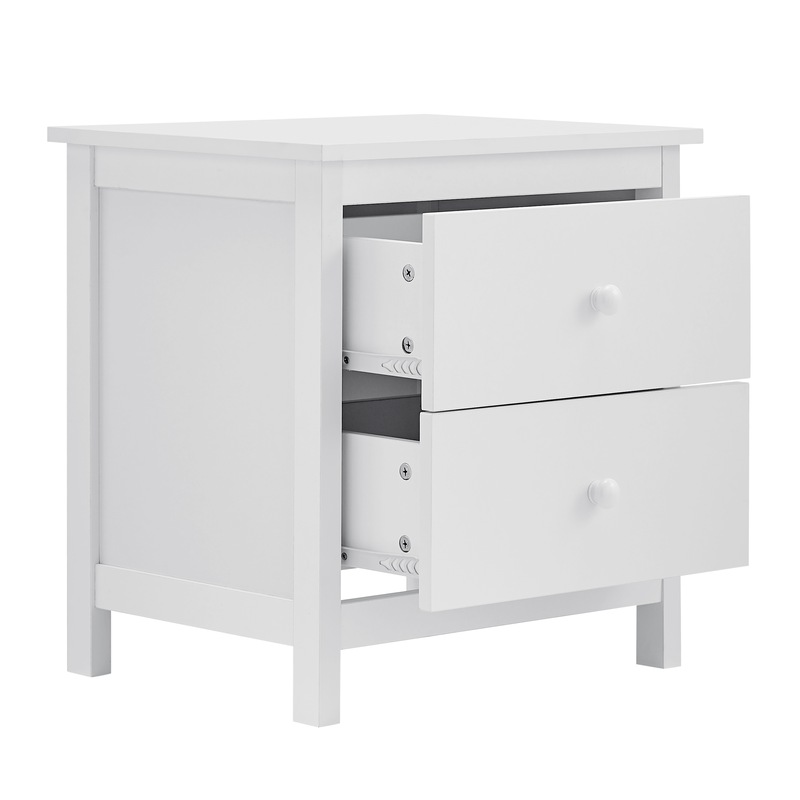Buy DukeLiving Noah 2 Drawer Bedside Table (Set of 2) MyDeal