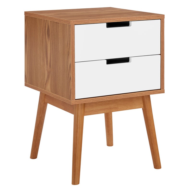 DukeLiving Norway Two Drawer Bedside Table