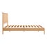 Buy DukeLiving Oslo Nordic Spindle Timber Bed Natural (Double, Queen ...