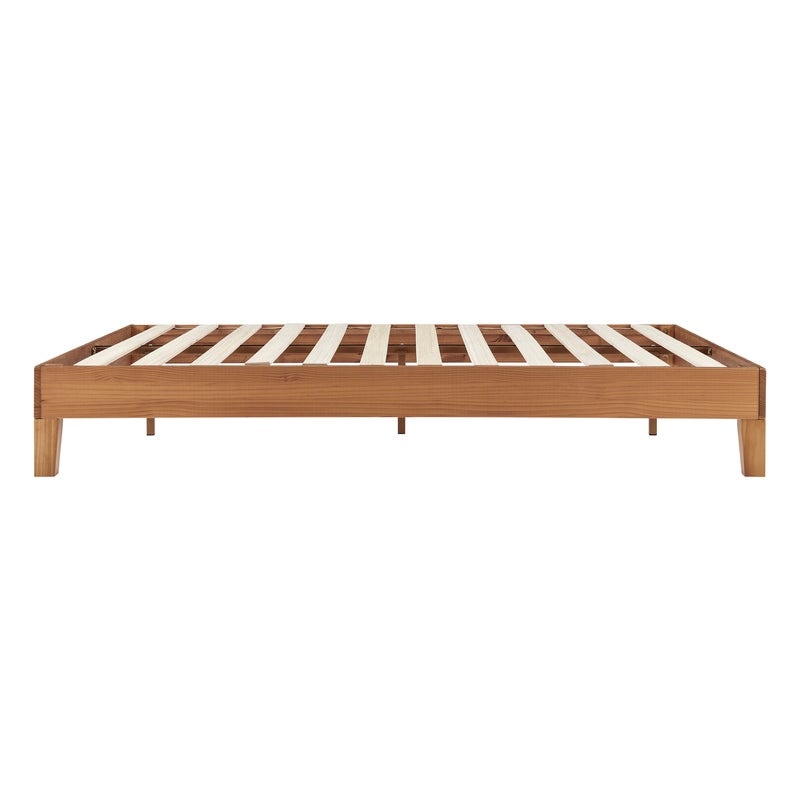 Dukeliving Riley Premium Wooden Bed Base Natural (king Single, Double 