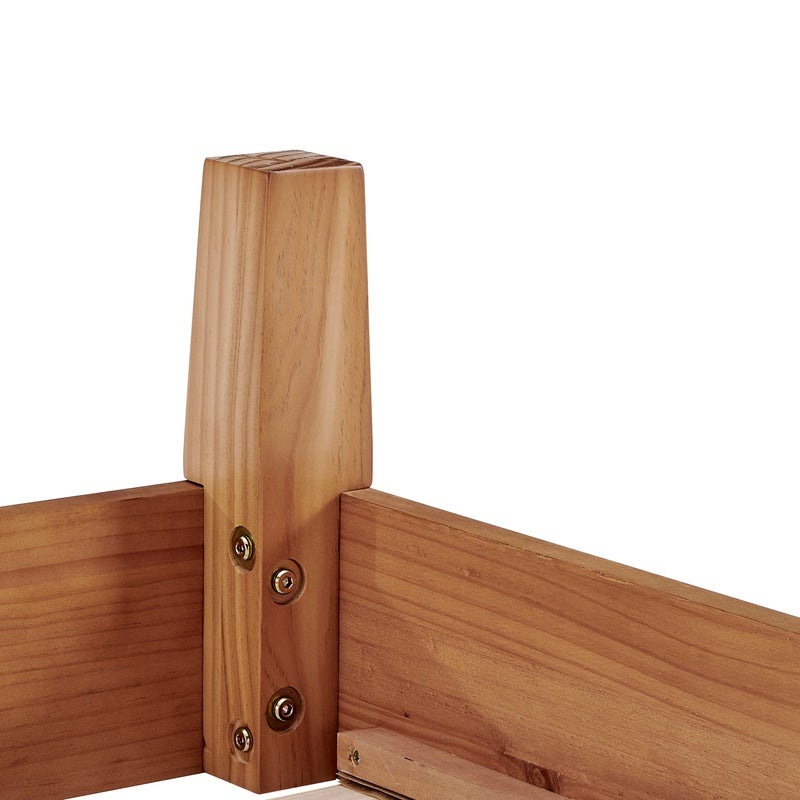 dukeliving riley premium wooden bed base natural double queen buy queen bed frame 3088185