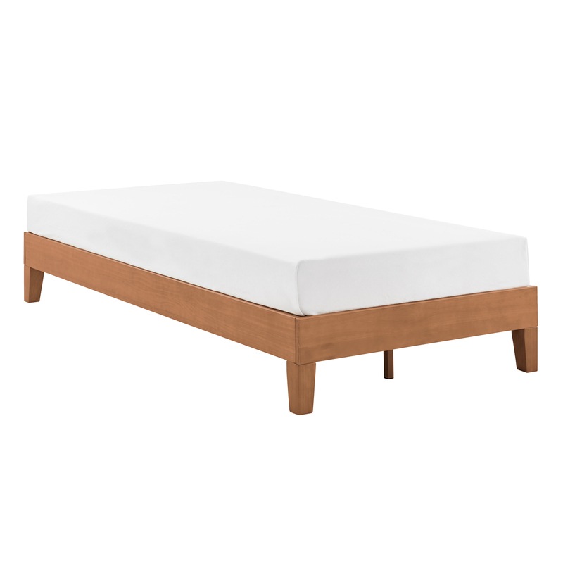 Buy DukeLiving Riley Premium Wooden Bed Base Natural (King Single