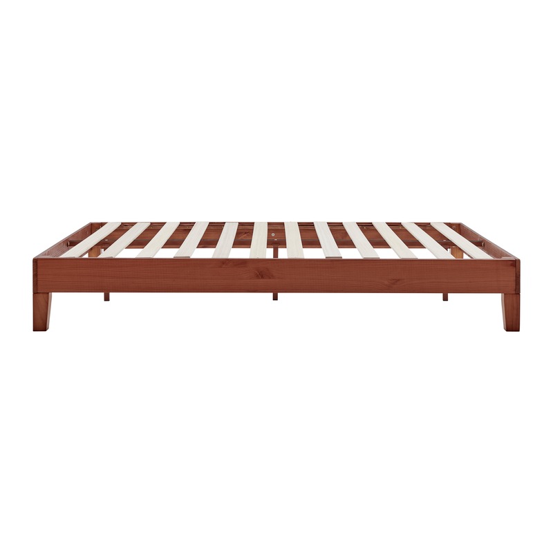 Buy DukeLiving Riley Premium Wooden Bed Base Walnut (Double, Queen