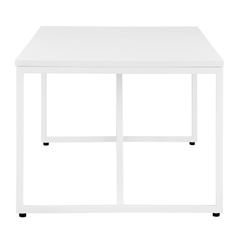 Buy DukeLiving Serena 120cm Rectangle Coffee Table (White) MyDeal
