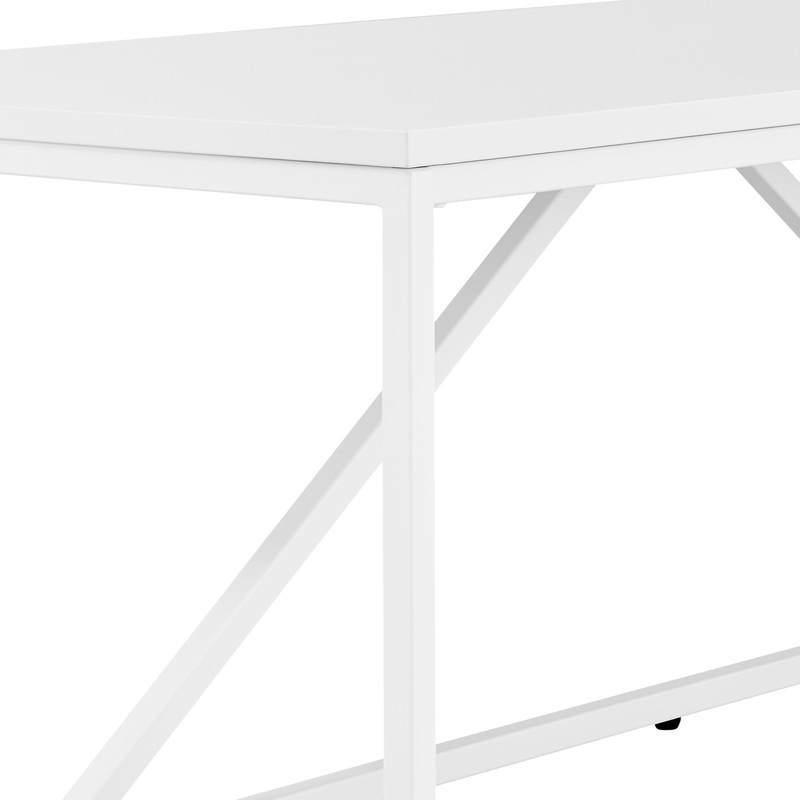 Buy DukeLiving Serena 120cm Rectangle Coffee Table (White) MyDeal