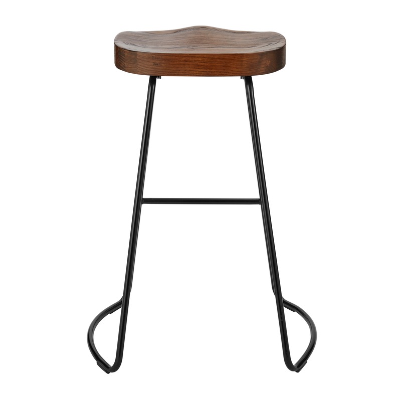 Buy DukeLiving Premium VintageStyle Elm Wood Tractor Bar Stools with