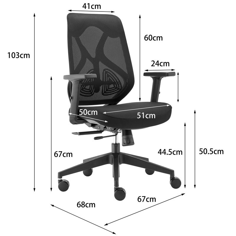 Low Back Mesh Ergonomic Office Chair, Deluxe Mesh Ergonomic Office Chair With Headrest Review