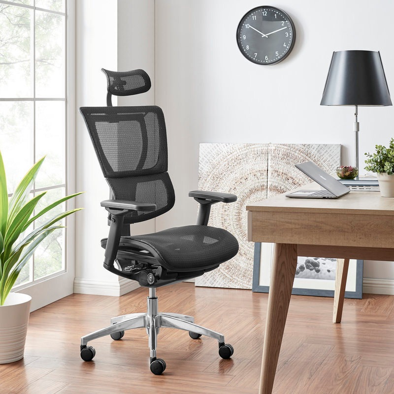 Ergohuman Fit IOO Executive High Back Office Chair Aluminium Base ...