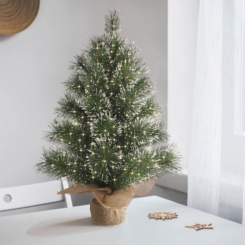 Buy Frosty & Co. 55cm LED PreLit LED Mini Desk Christmas Tree Warm