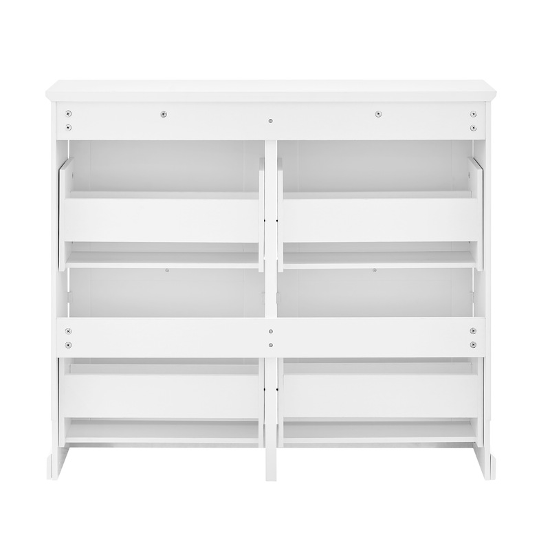 Buy Furnic Hamptons 4 Drawer Shoe (White) MyDeal