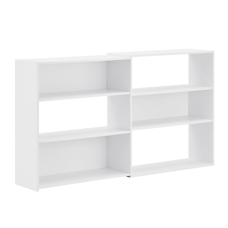 Buy Furnic Expandable Corner Bookshelf White - MyDeal