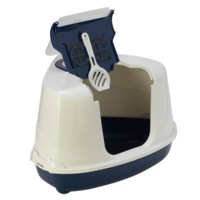 Moderna Flip Cat Corner Enclosed Cat Litter Box
