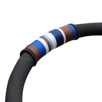Ibiyaya Pet Stroller Handle Cover, Blue Stripes