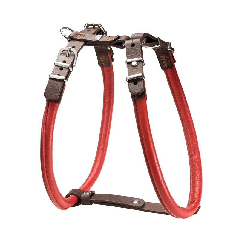 Buy Hunter Calgary Elk Rolled Leather Dog Harness MyDeal