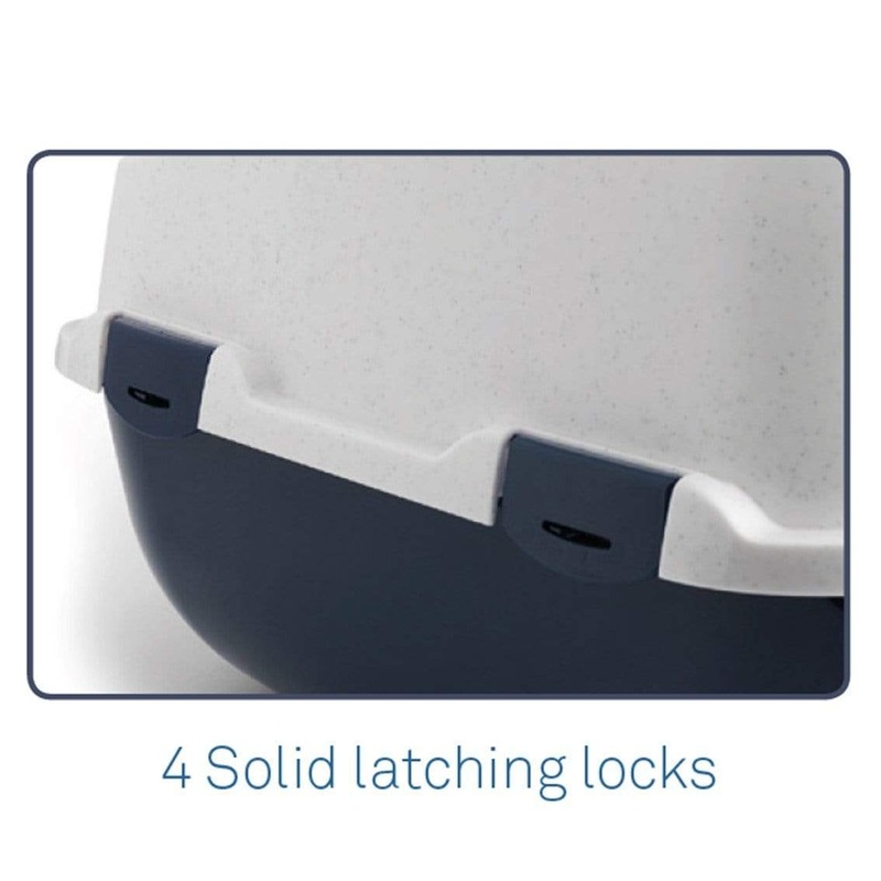 Buy Moderna Mega Comfy Extra Large Cat Litter Box, Warm Grey MyDeal