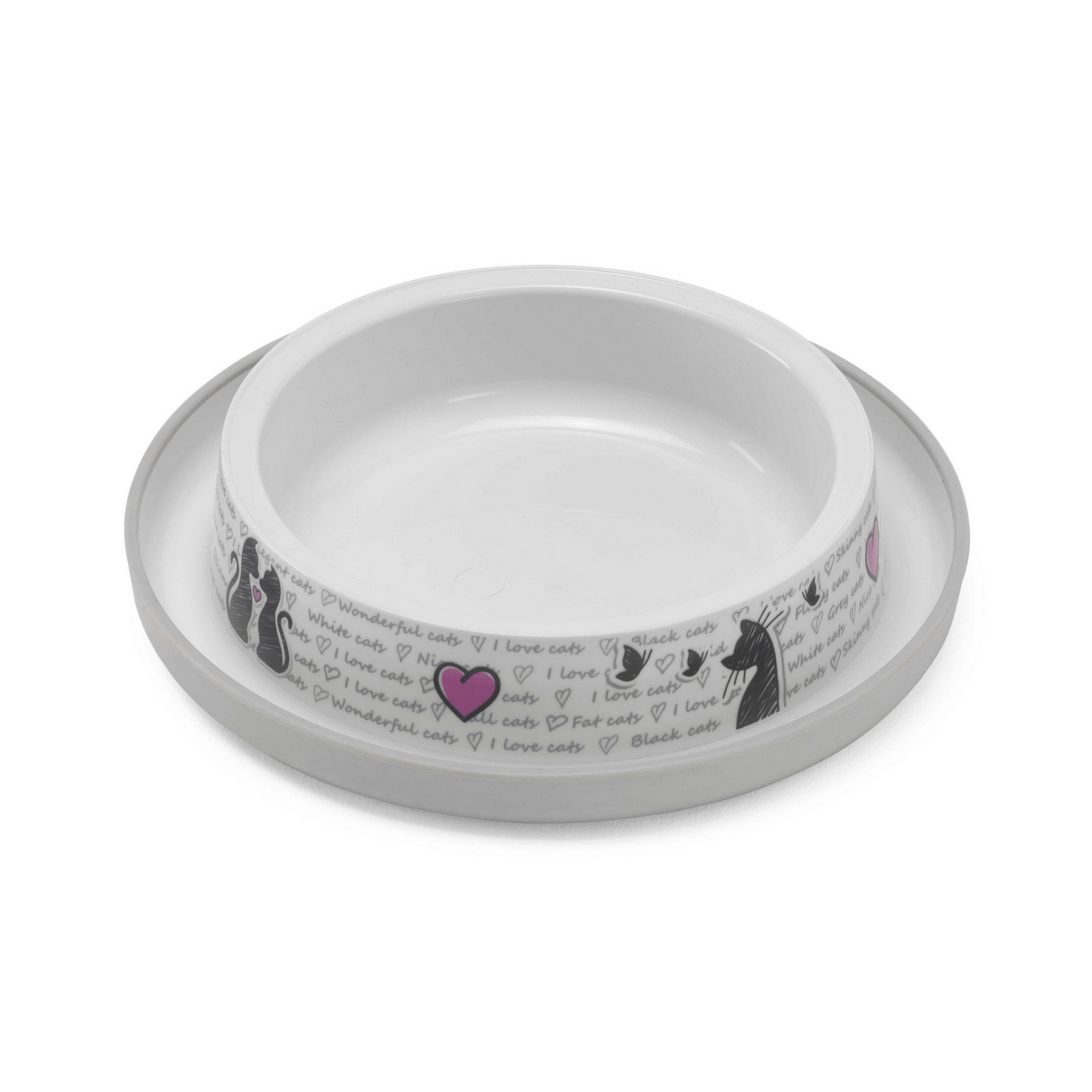Moderna Cats In Love Ant Proof Cat Bowl