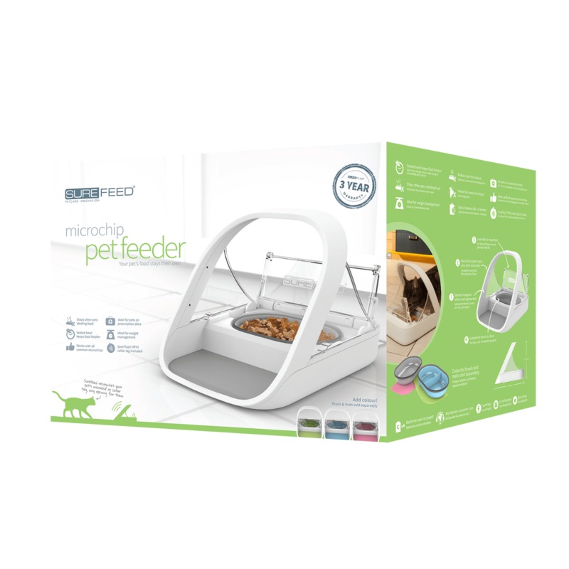 Surefeed Microchip Pet Feeder, Smart Feeding Bowl for Dogs & Cats Buy