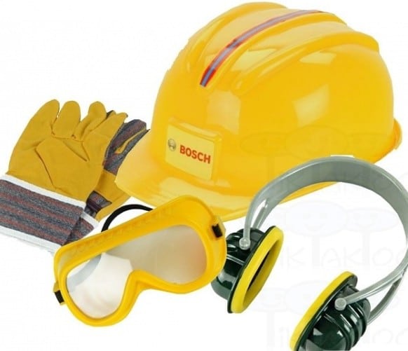 Bosch Toy Helmet, Earmuffs and Accessories