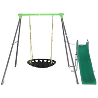 Lifespan Kids Cellar Nest Swing Set with Slippery Slide