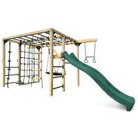 Lifespan Kids Orangutan Climbing Cube Jungle Gym All-in-One Play Centre Green Slide