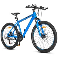 Progear Surge MTB Mens Bike 26 by 17 inch Bright Blue