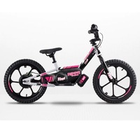 Zippi Rippa 16" Kids Electric Balance Bike Black with Pink Sticker Set