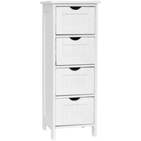 4 Drawer Multipurpose Bathroom Cabinet Storage Stand 