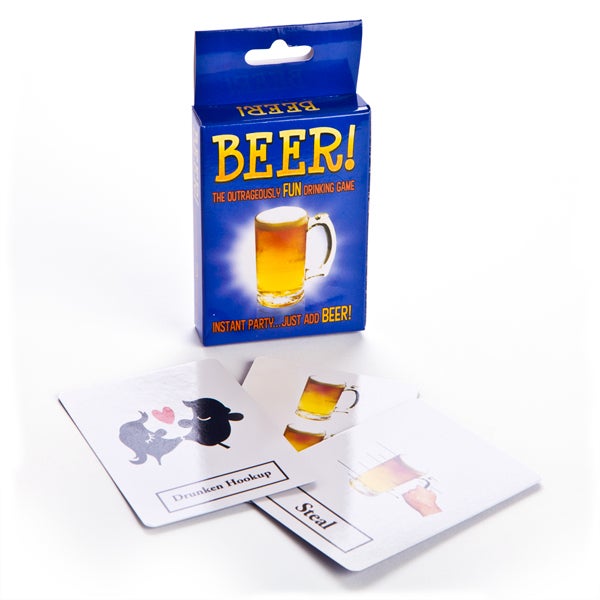 Beer Drinking Card Game Novelty Party Hens Bucks Night