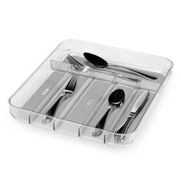 Madesmart Cutlery Utensils Tray Soft Grip Organiser 6 Compartment
