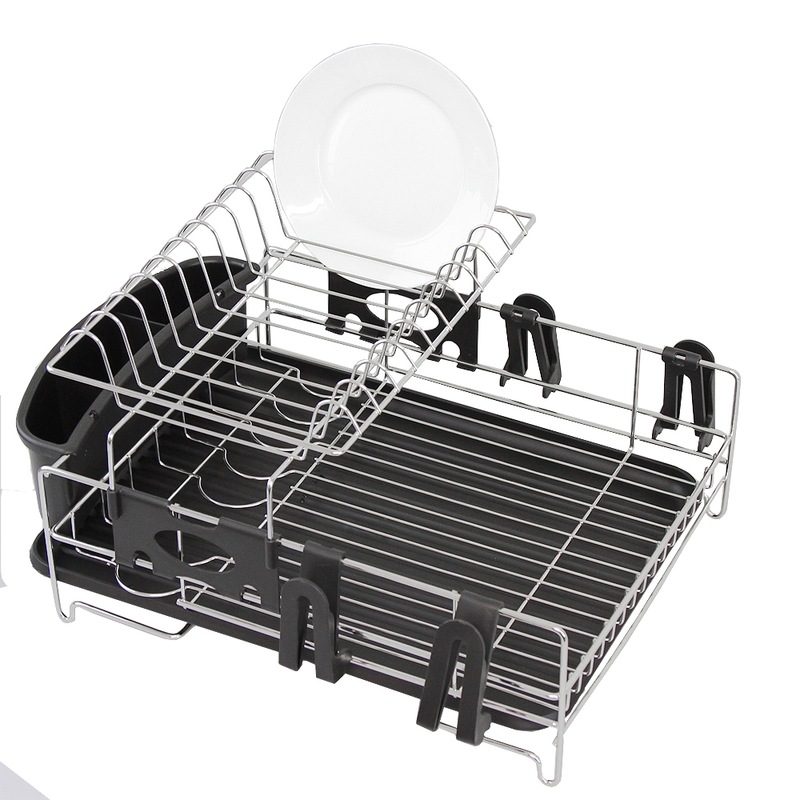 Buy D.LINE Stainless Steel 2 Tier Dish Rack Drying Cutlery Drainer