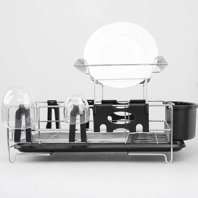 Buy D.LINE Stainless Steel 2 Tier Dish Rack Drying Cutlery Drainer