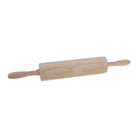 Daily Bake Rolling Pin 45x6cm Rubberwood Dough Pizza Bread Roller Baking Tool