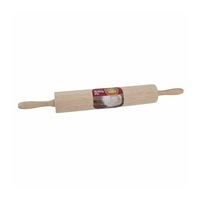Daily Bake Rolling Pin 50x6cm Rubberwood Dough Pizza Bread Roller Baking Tool