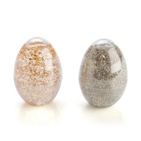 Dazzling Metallic Flake Egg Putty Toy