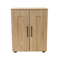 Display Cupboard Shelf Storage Organiser Wooden Chest Oak Funiture