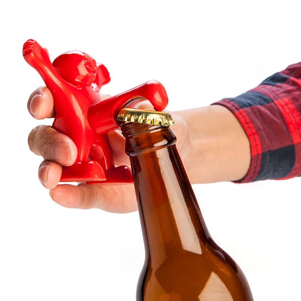 Happy Man Bottle Opener Party Drink Beer Bar Cap Open Tool Novelty Gift