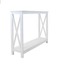 Modern Console Table White Hall Hallway Entry Side Display Stand Desk Furniture