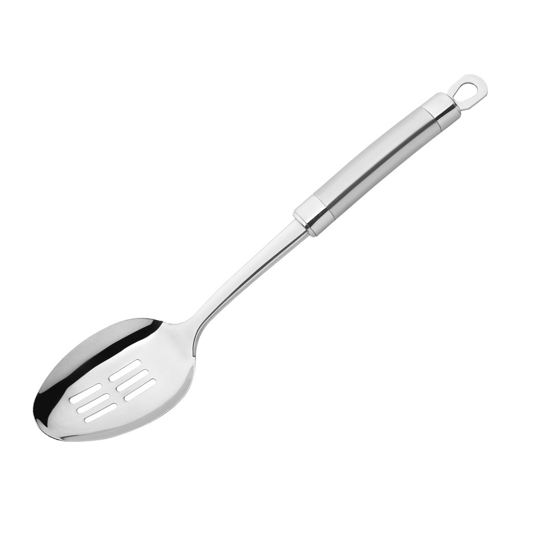 Perforated Serving Spoon 35CM Chef Small Skimmer Stainless Steel Spoon Kitchen
