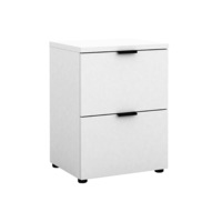 Rico Filing Cabinet Files Storage Office Shelves File Organise White 2 Drawer