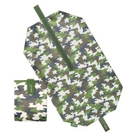 Sachi Lunch Wraps Food Sandwich Roll Reusable 53x13cm Camo Green
