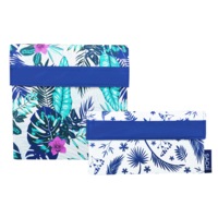 Sachi Set of 2 Lunch Pockets Sandwich Snack Bread Reusable Tropical Paradise
