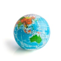 Smooshos Relaxable Squeeze Ball Toys Globe Stress Relief Funny Joke Novelty