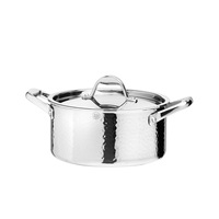 Stern 20CM Stainless Steel Saute Pan Tri-ply Saucepan Pot Cookware w/Lid Kitchen
