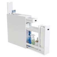 Toilet Storage Caddy Cabinet Bathroom Organizer Shelf Drawer Cupboard 