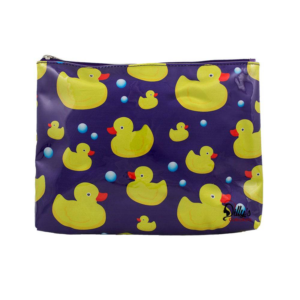 Cosmetic Bag - Large - Duck Print