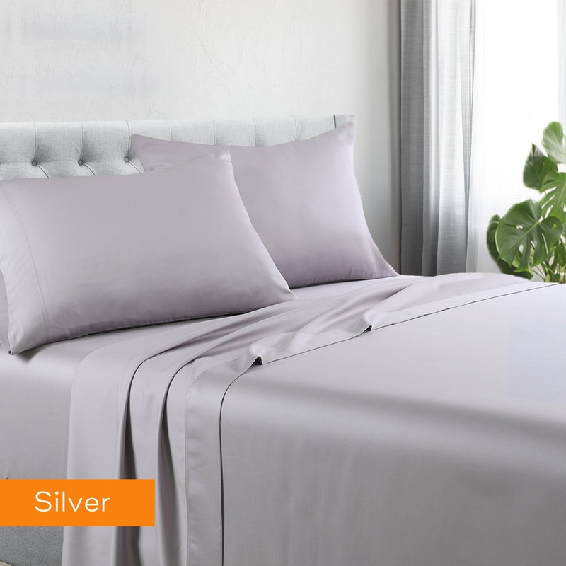 Buy 1200TC Hotel Quality Soft Cotton Rich Sheet Sets Pillowcases Silky Touch All Size MyDeal