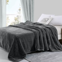 Two-Ply Soft Warm Mink Blanket 750GSM Queen Bed Extra Thick Warm