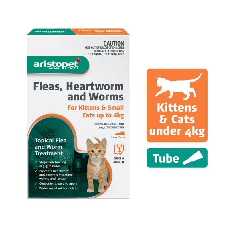 Buy Aristopet Spot On Fleas Heartworms And Worms Topical Treatment For