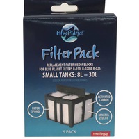 Blue Planet Filter Media - S- 6 Pack (8L-30L Tanks)