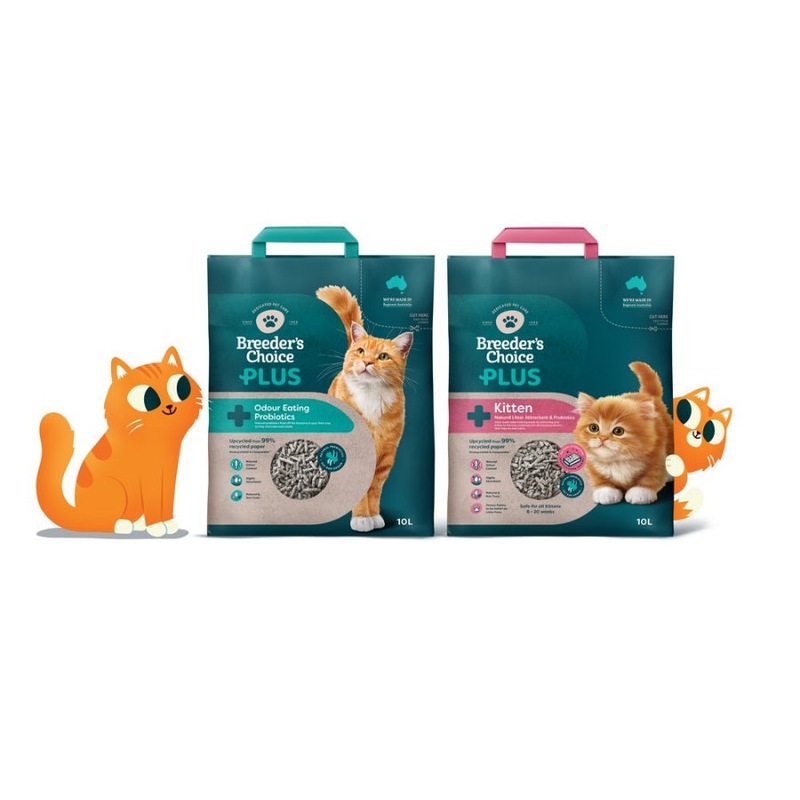 Buy Breeders Choice Plus Cat Litter 10L MyDeal